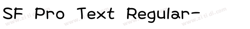 SF Pro Text Regular字体转换
